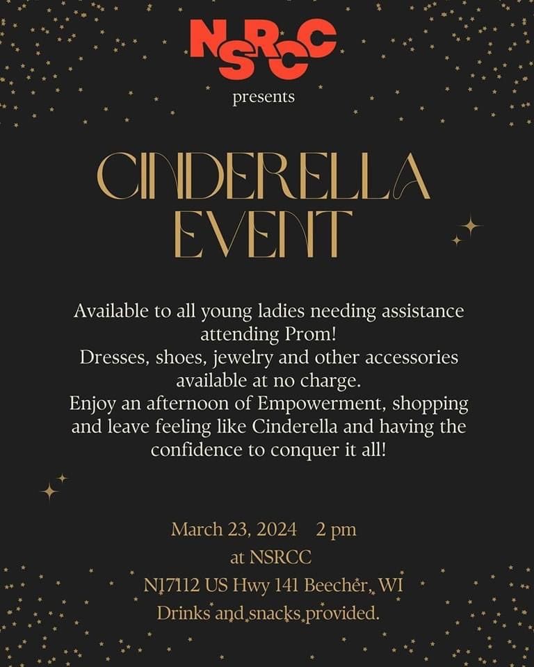 Cinderella Event, N17112 US141, Pembine, WI, 23 March 2024 AllEvents.in