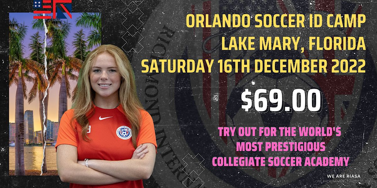 RIASA WOMENS FLORIDA COLLEGE SOCCER ID CAMP DECEMBER 16TH 2023, Lake