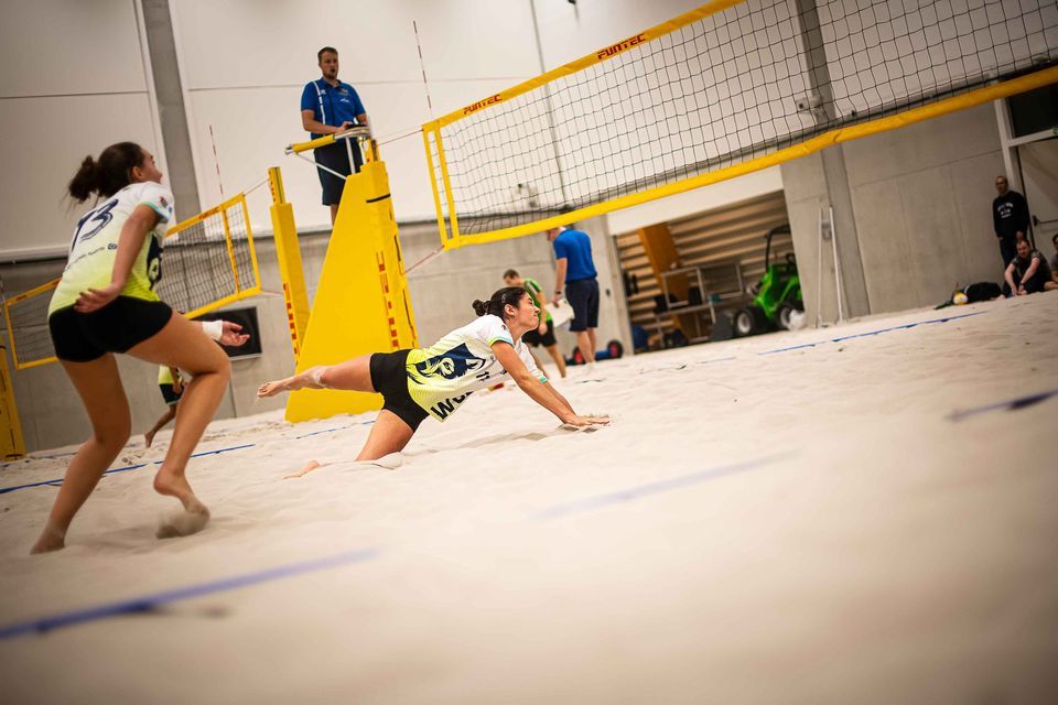 KULeuven vs UCLouvain Beach Volley dames 2023 (Leuven), Universitair