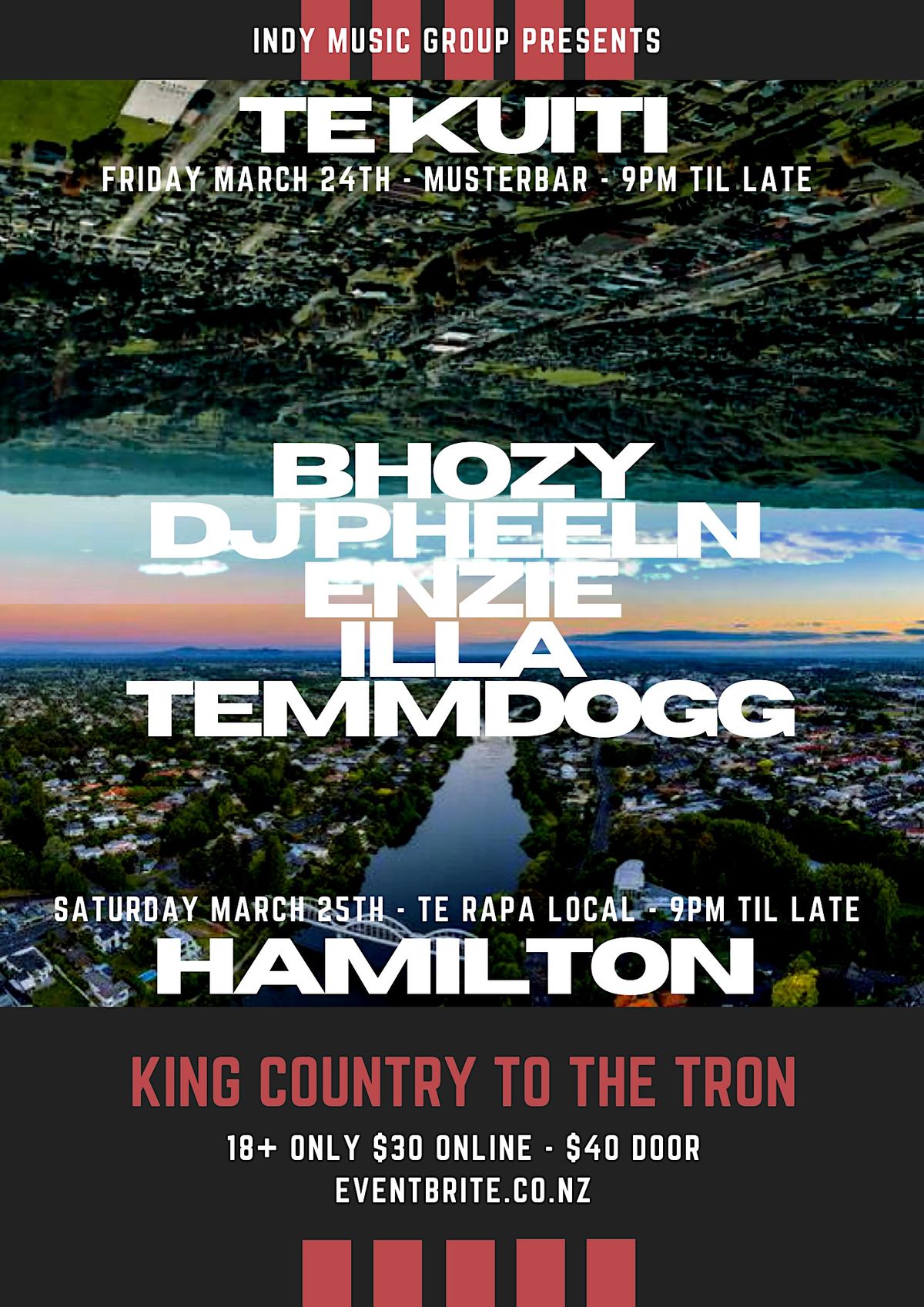 KING COUNTRY TO THE TRON HAMILTON, The Local Te Rapa, Hamilton, 25