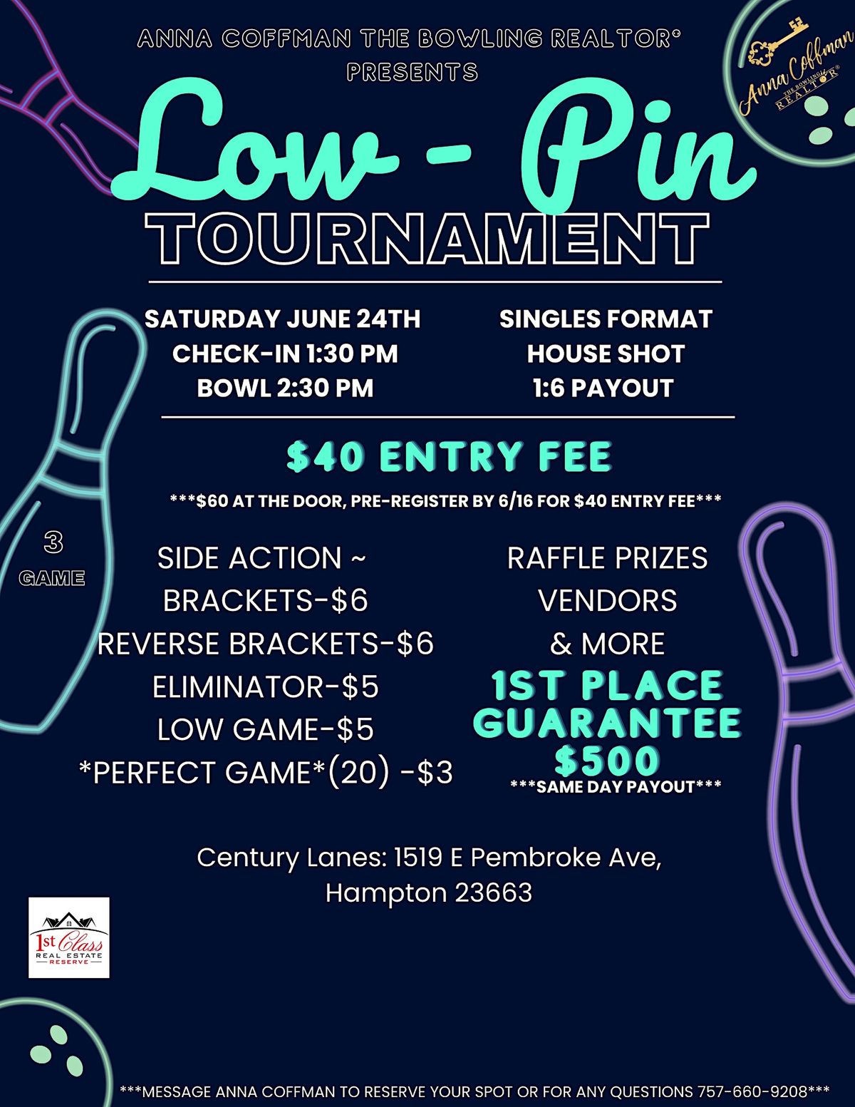 LowPin Bowling Tournament At Century Lanes, Century Lanes, Hampton, 24 June 2023 AllEvents.in