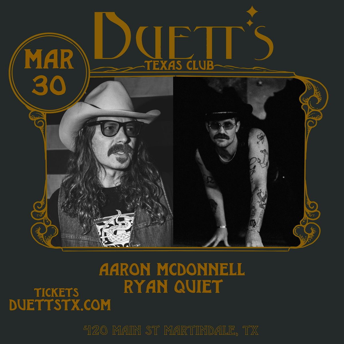 Aaron McDonnell and Ryan Quiet, Duett's Texas Club, Main Street