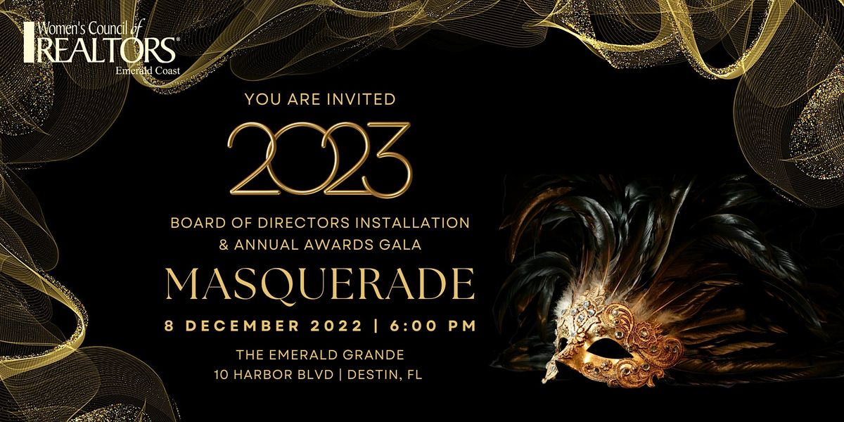 Masquerade 2023 Installation Of Governing Board Awards Gala Emerald