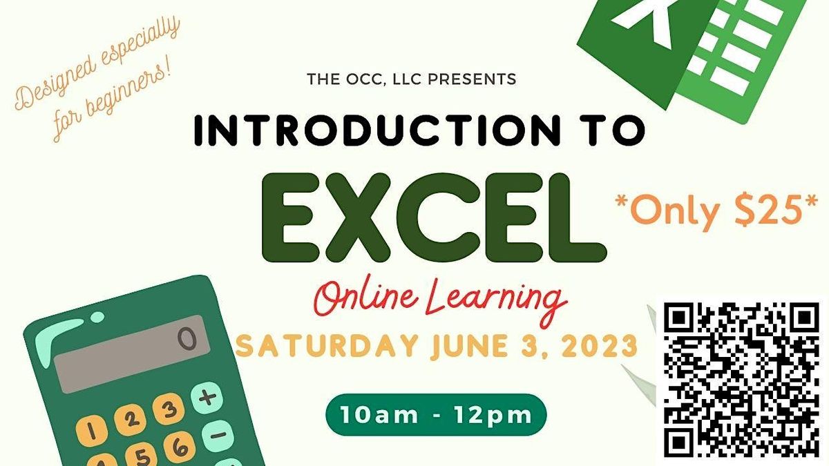 Excel Virtual Introduction to Excel - Virtual Course, June 3 2023 | Online Event ...