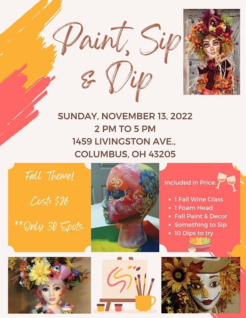 Fall Paint Sip & Dip, 1459 E Livingston Ave, Columbus, 13 November 2022