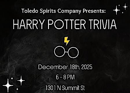 Harry Potter Trivia, 18 December | Event in Toledo | AllEvents