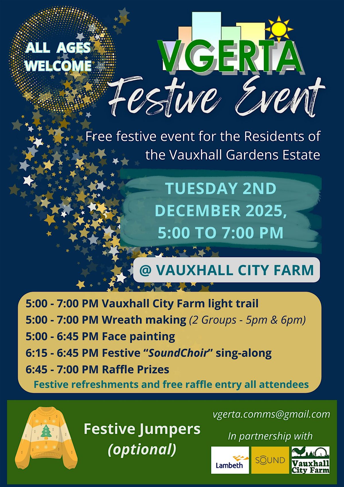 VGERTA Festive Event 2025, 2 December | Event in London | AllEvents