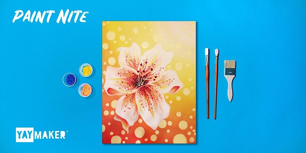 Virtual Paint Nite Island Fantasy, Virtual Venue Philadelphia