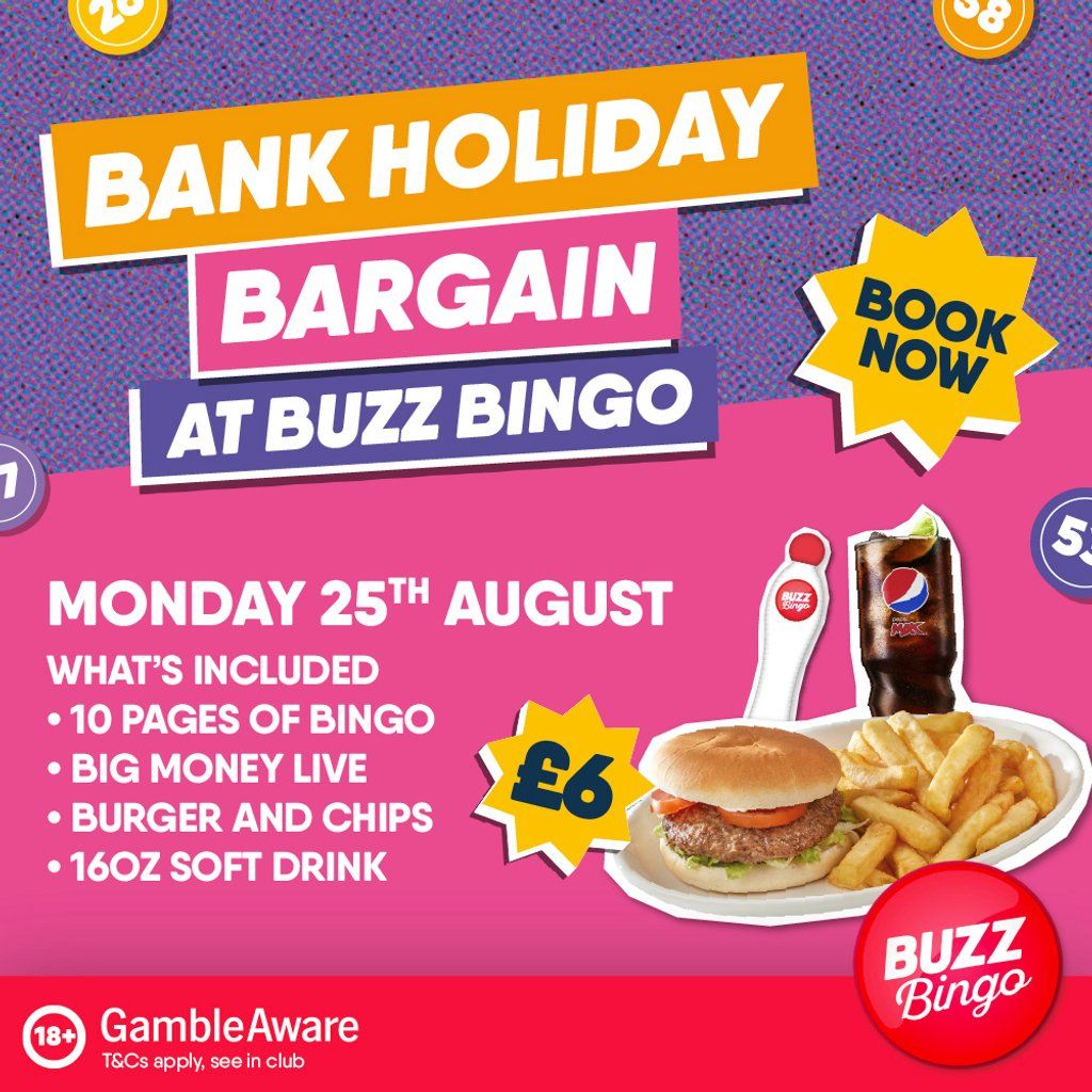 Falkirk - Bank Holiday Bargain Bingo, 25 August | Event in Falkirk | AllEvents