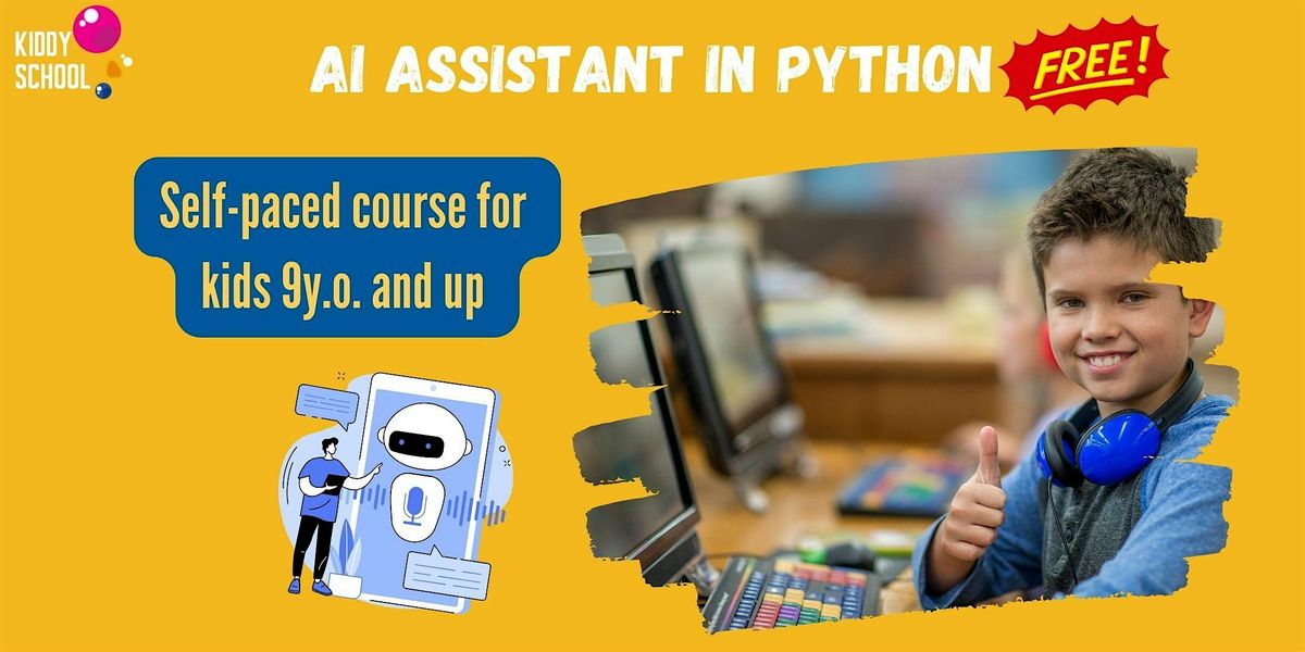 Make an AI Assistant in Python - self-paced coding course for kids 10 ...