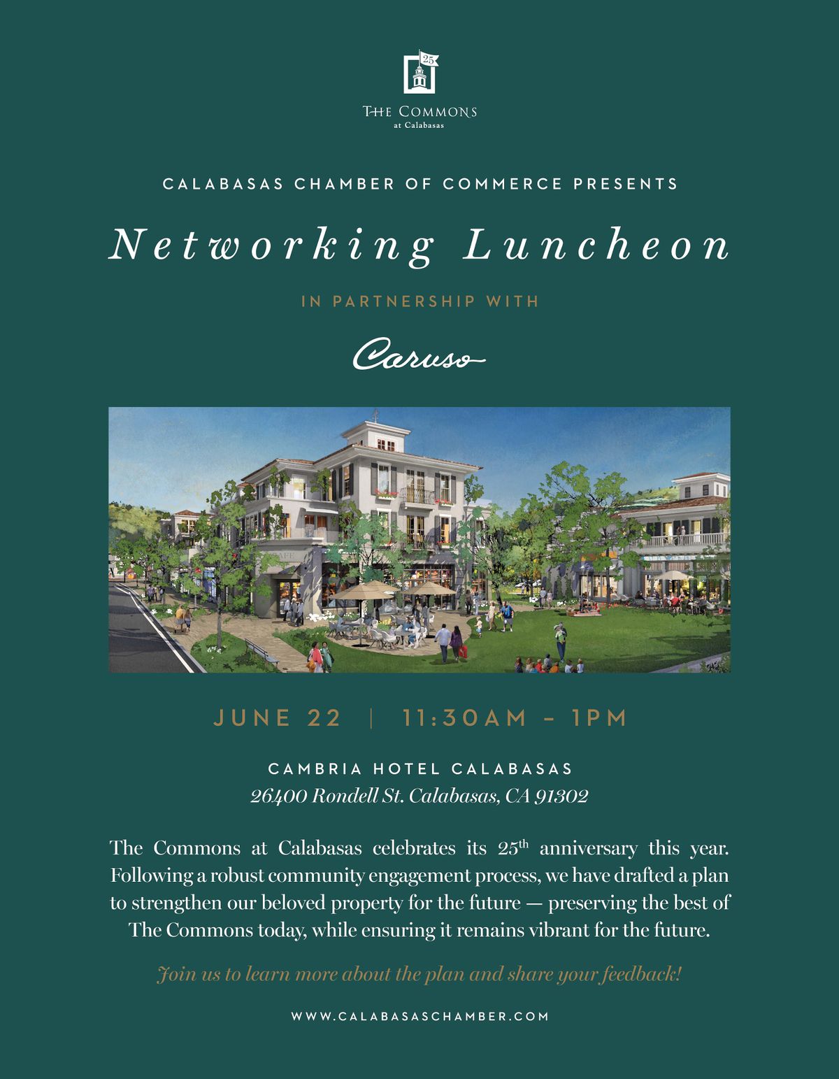 Calabasas Chamber Networking Lunch, Cambria Hotel Calabasas, 22 June