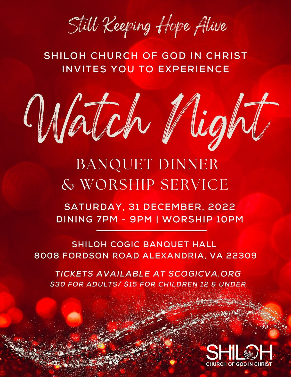Watch Night Experience, Shiloh Church of God in Christ, Alexandria