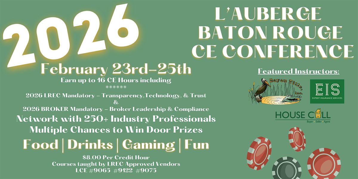 2026 Bayou Title, Inc. CE Conference