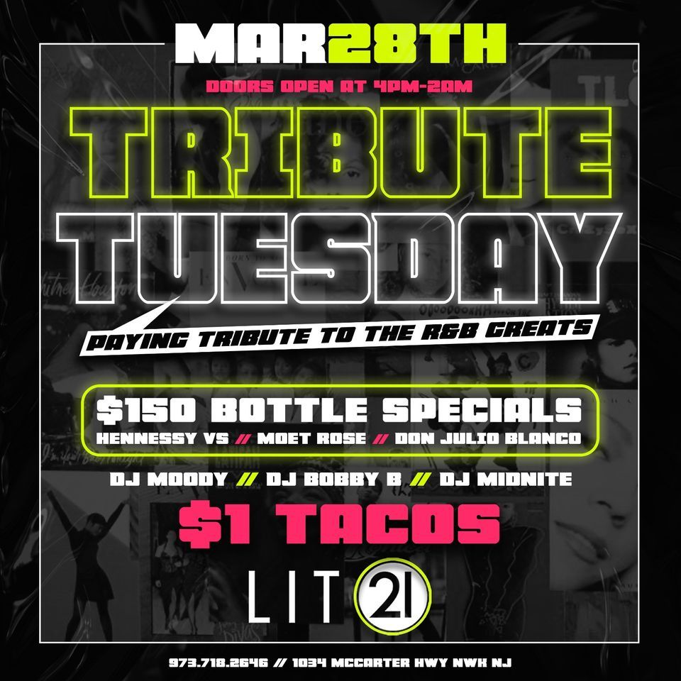 Tribute Tuesdays Happy Hour All Night Long Lit 21 Newark 28 March tribute-tuesdays-happy-hour-all-night-long-lit-21-newark-28-march
