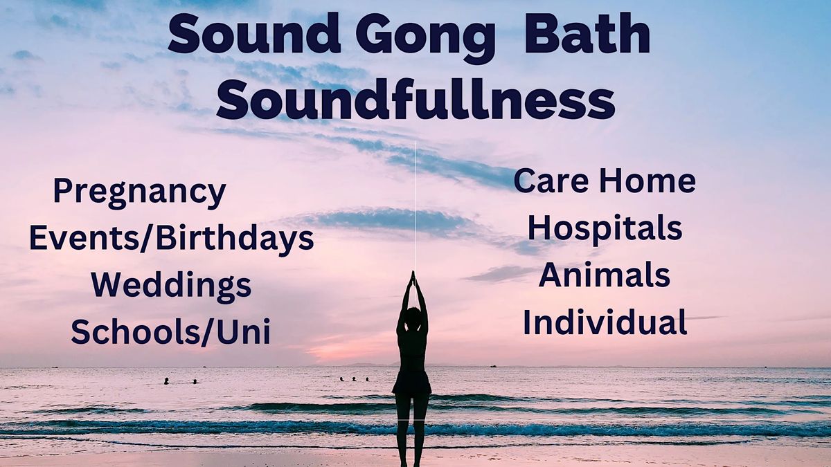 Magical Sound Gong Bath, South Park Gardens the Pavilion, London, June