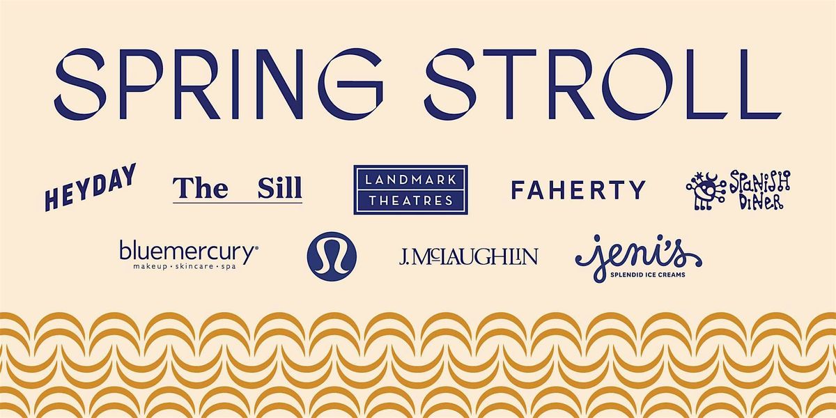 Spring Stroll Spring Stroll, Bethesda Row, 15 March to 7 April | AllEvents
