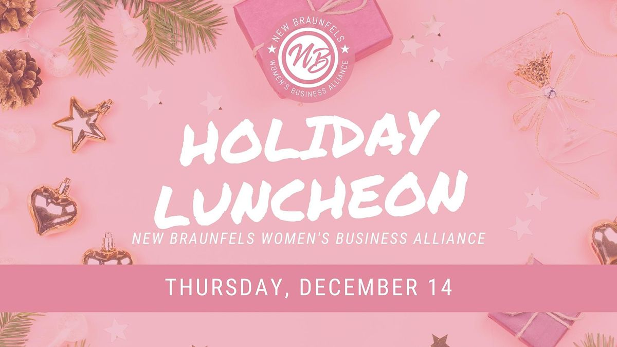 Womens Business Alliance Luncheon December, McKenna Events Center