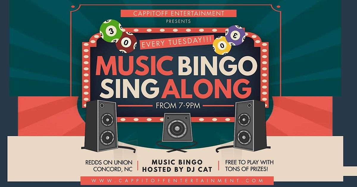 Tuesday Music Bingo at Redds on Union | Event in Concord | AllEvents.in