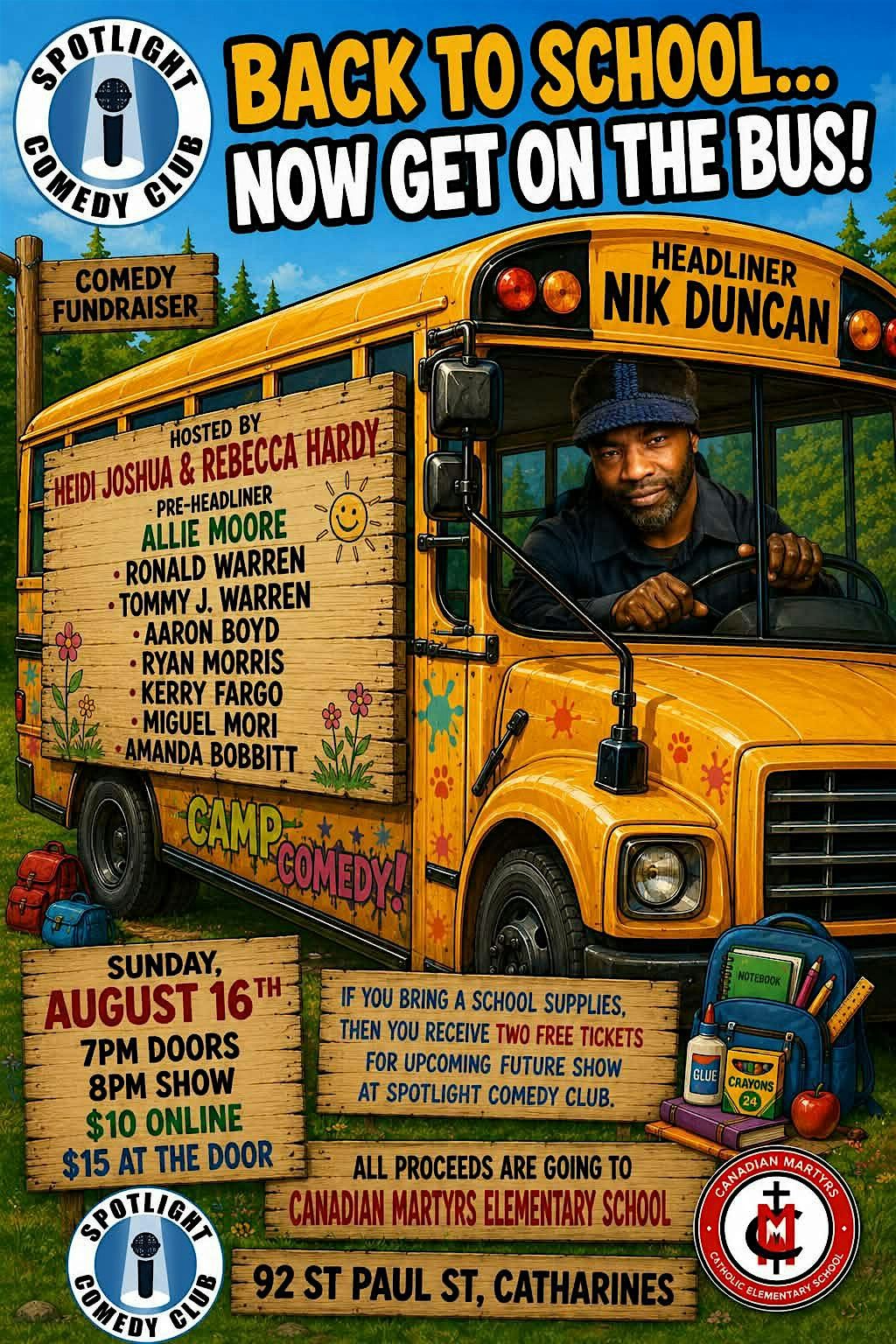 Back to School Comedy Tour!