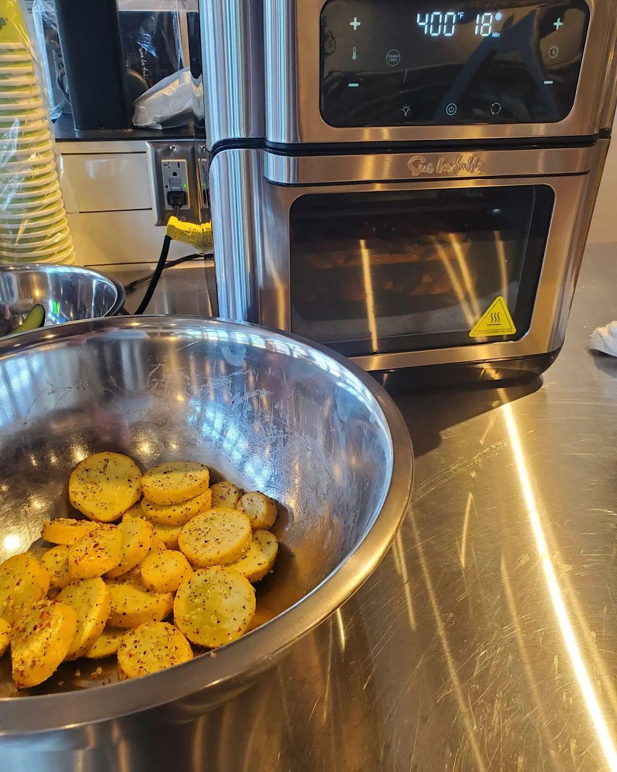 Plowshares Cooking Class Air Fried Veggies the way You Want Them