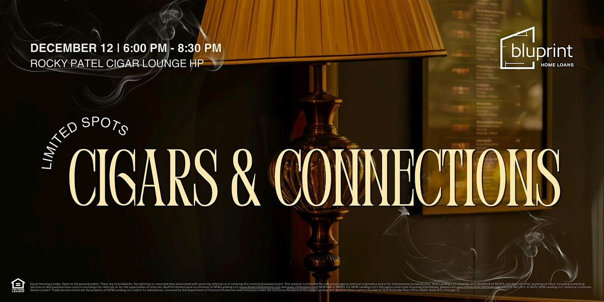 Cigars & Connections, 12 December | Event in Hanover Park | AllEvents