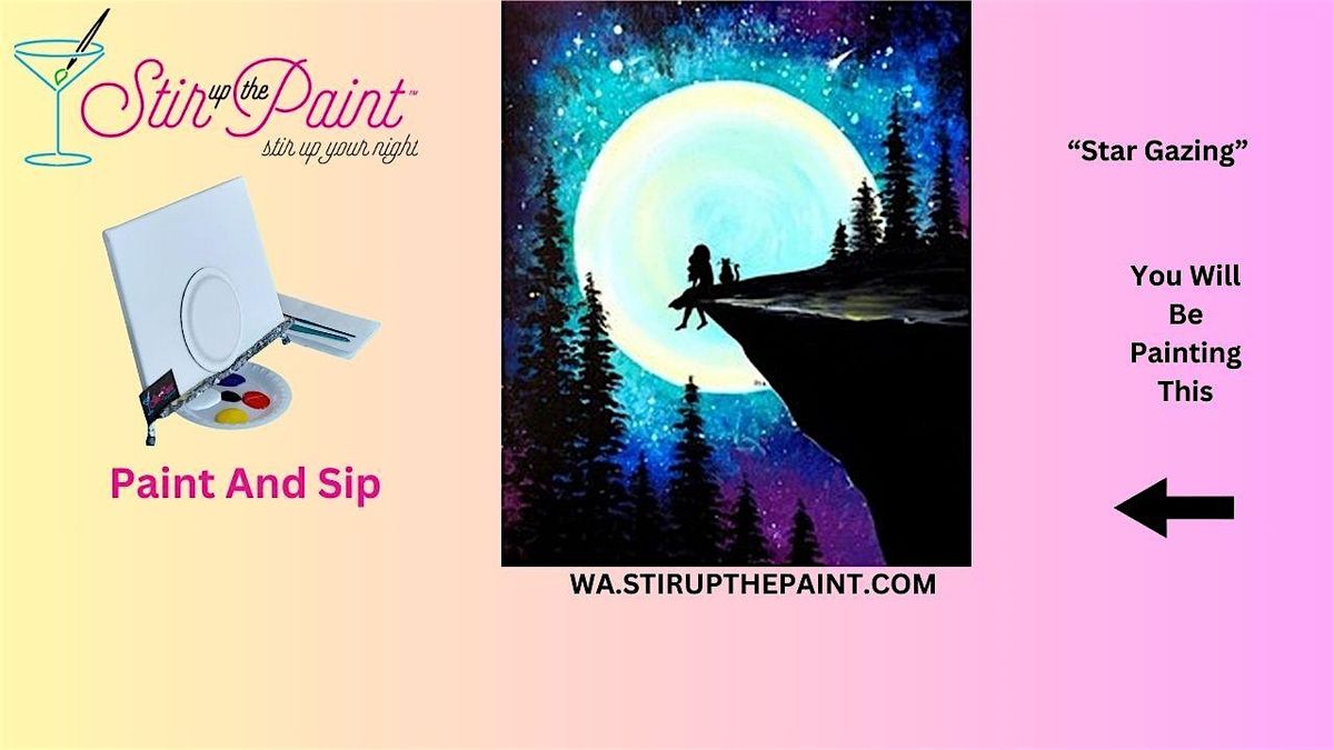 Bellevue Paint and Sip, Paint Party, Paint Night With Stir Up The Paint