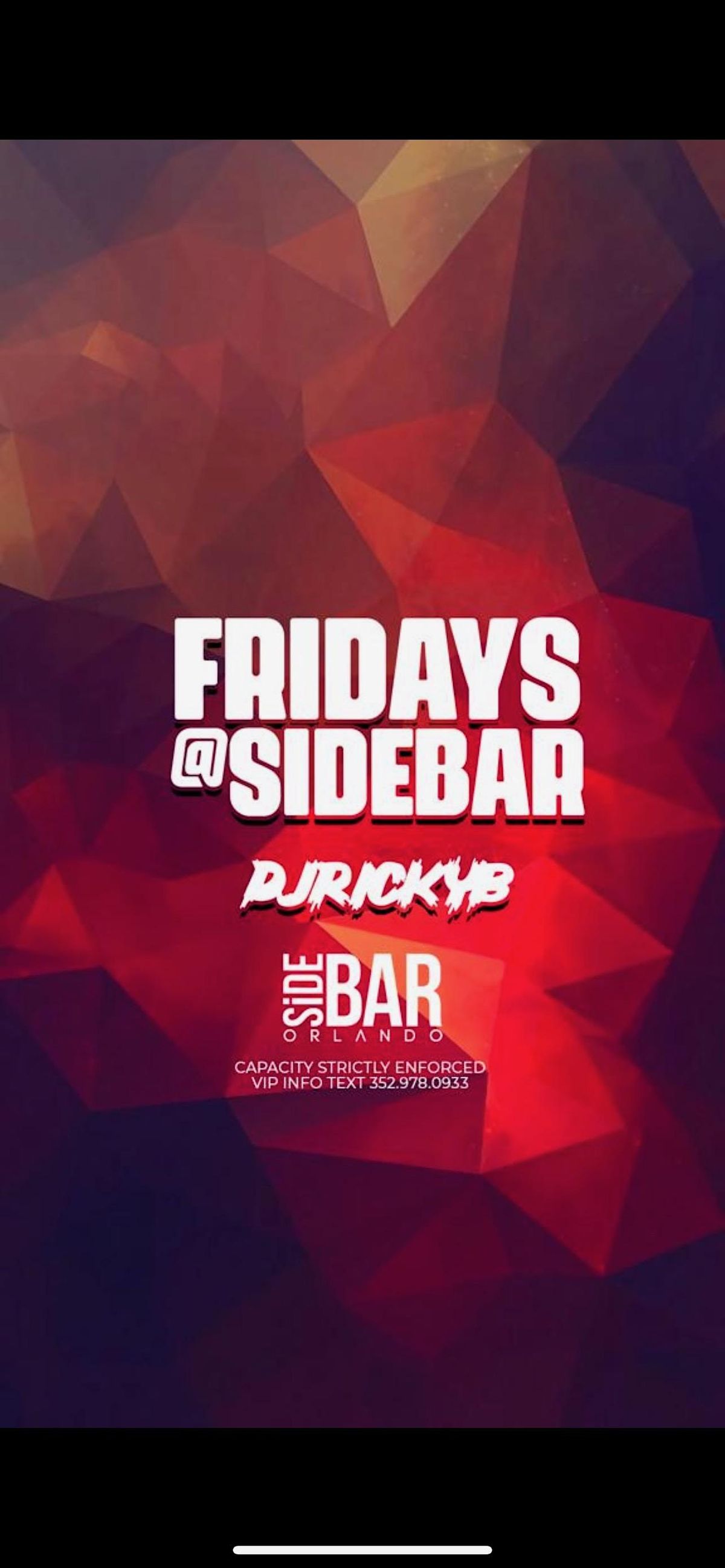 SIDEBAR ON FRIDAY | Event in Orlando | AllEvents