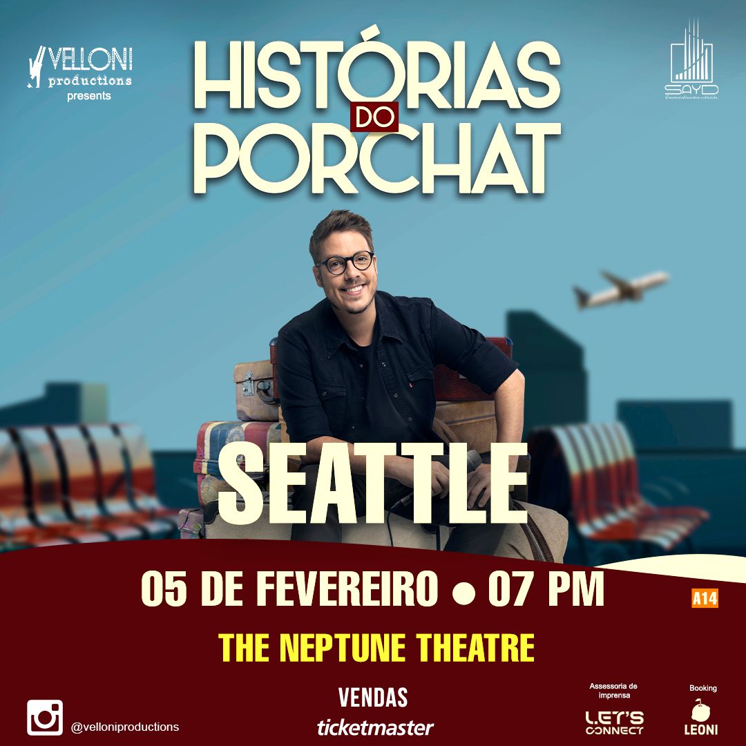 Fabio Porchat - Historias de Porchat at Peter Jay Sharp Theatre at Symphony Space, 30 January | Event in Fairview