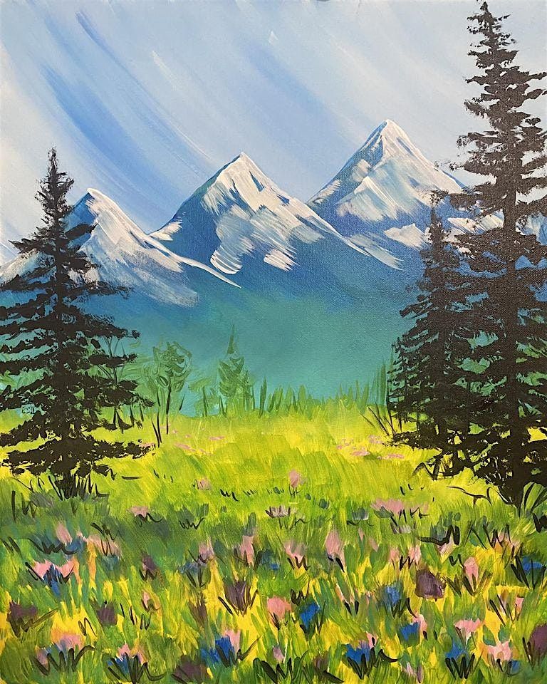 Springtime Mountain Meadow, a PAINT & SIP EVENT with Lisa, Littleton
