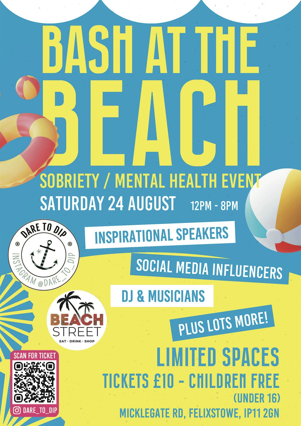 Bash at the Beach, Beach Street, Felixstowe, 24 August 2024 AllEvents.in