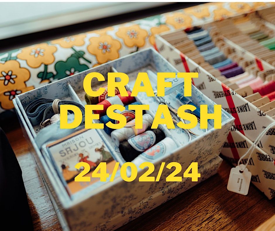 Scrap Craft DeStash Market February 2024 Table Bookings, Scrap