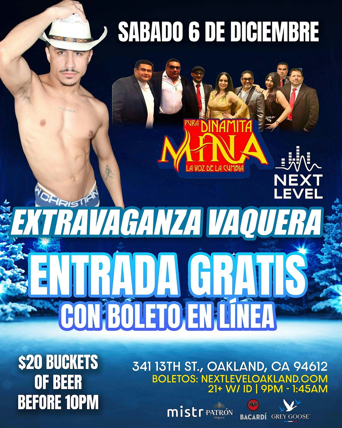Extravaganza Vaquera: Mina y Su Sonora, 6 December | Event in Oakland | AllEvents