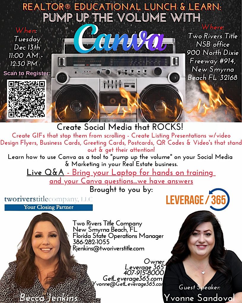 Realtor Canva Pump Up The Volume in Your Real Estate Business