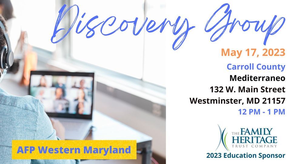 Discovery Group Carroll County, Mediterraneo, Westminster, 17 May
