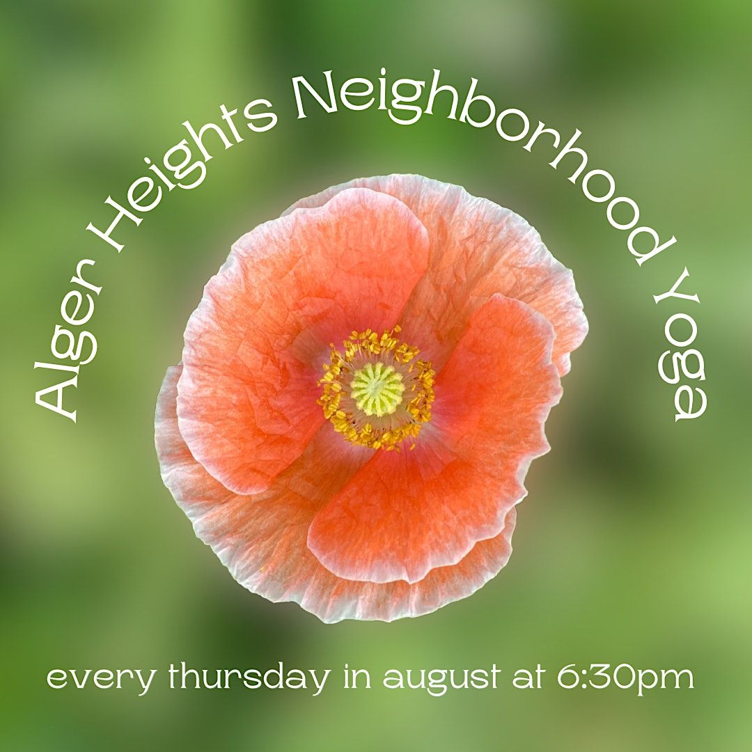 Alger Heights Neighborhood Yoga, Alger Middle School, Grand Rapids, 3