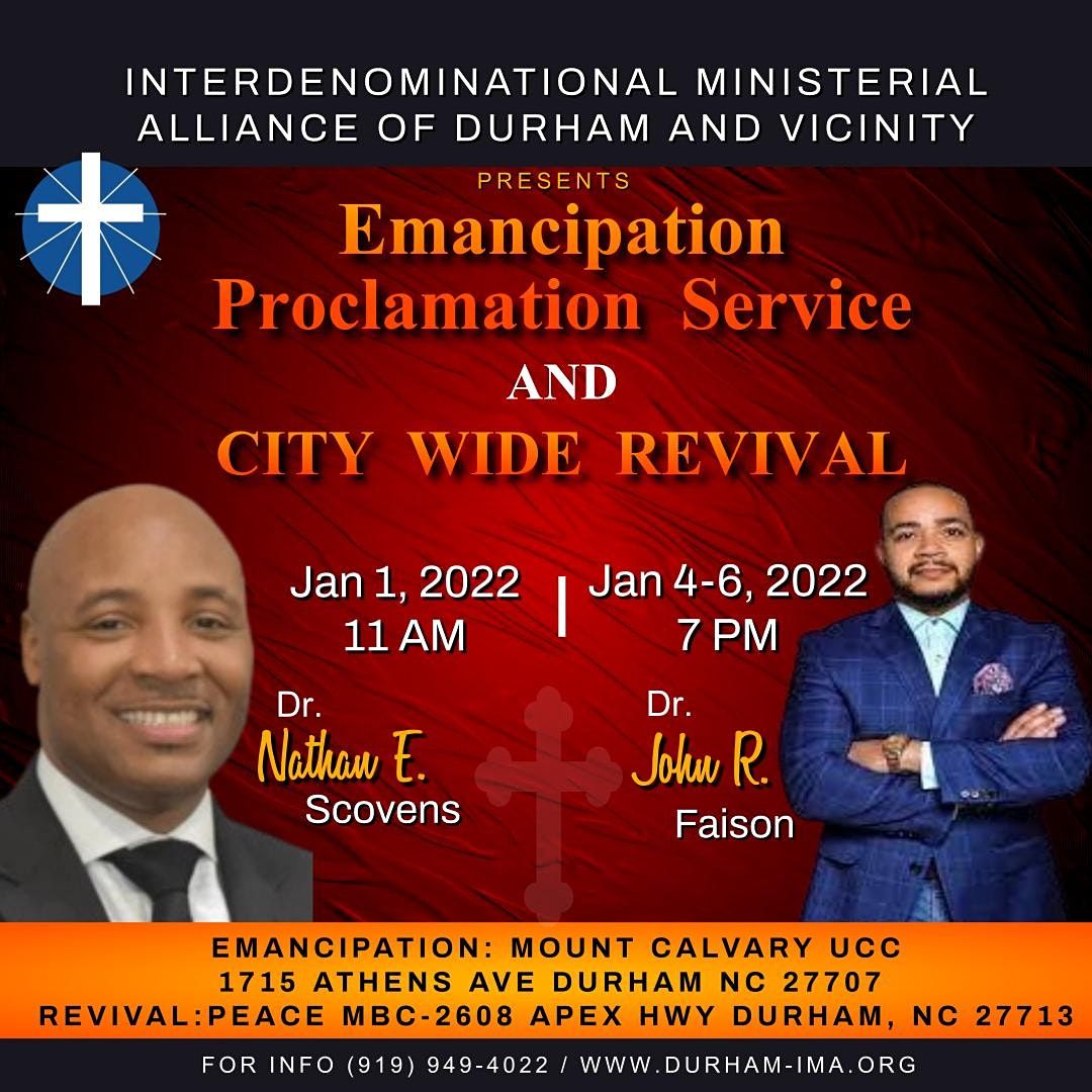 Emancipation Proclamation Service, Mt Calvary United Church of Christ