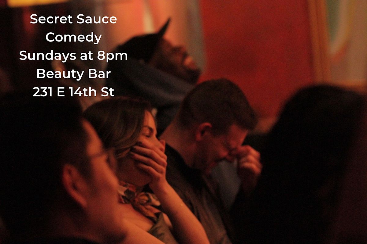 NYC Standup Comedy Secret Sauce Comedy A FREE Show on Sundays