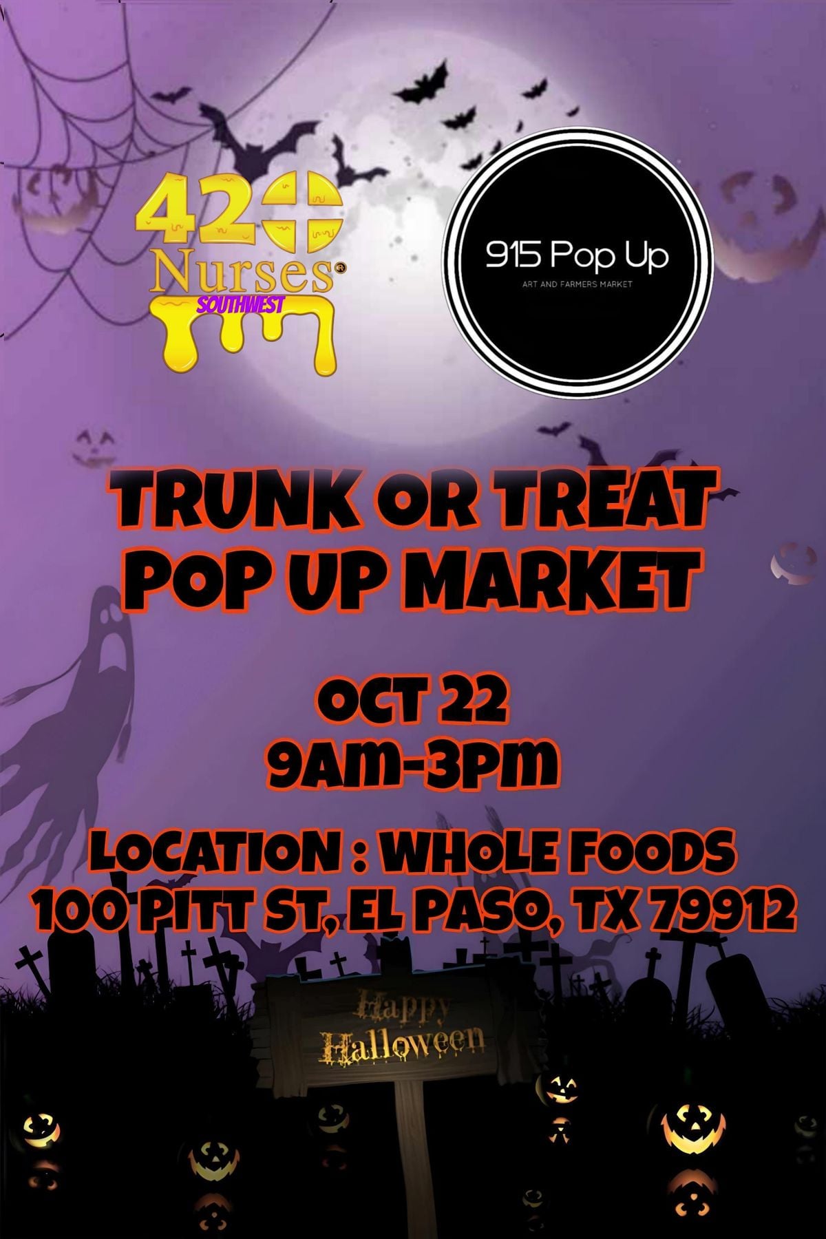 Trunk Or Treat PopUp Market, Whole Foods Market, El Paso, October 22 2023 AllEvents.in