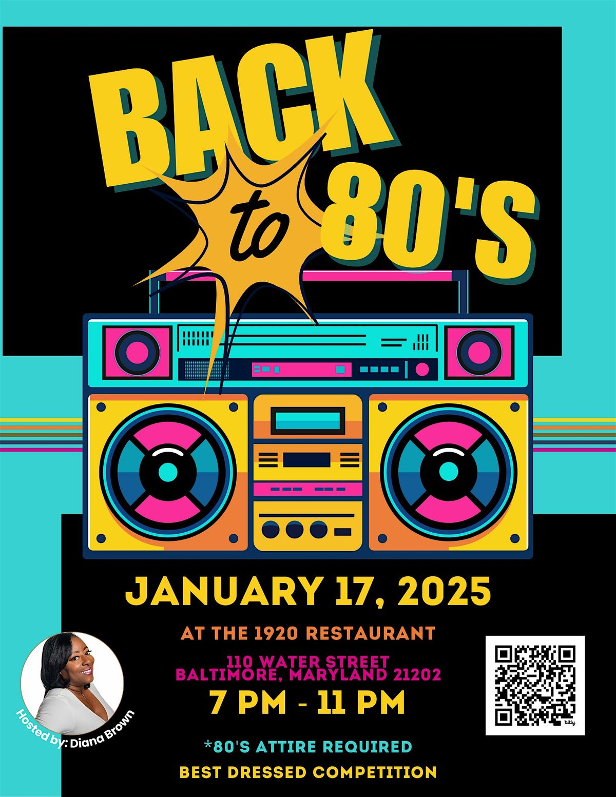 Back to the 80's Party, 17 January | Event in Baltimore | AllEvents