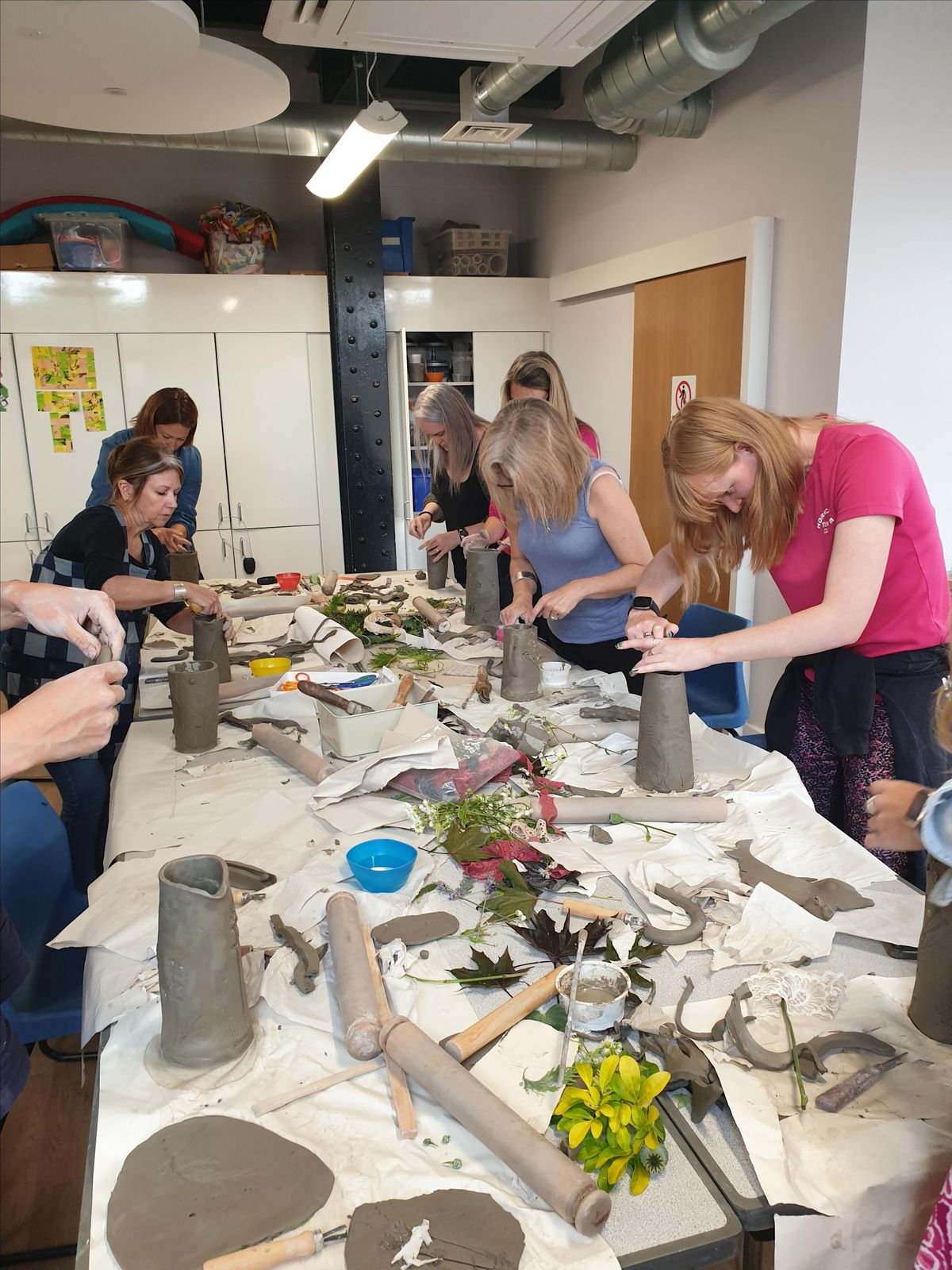 Slab Jugs with Karen Chesney, Hub, Sleaford, February 21 2024