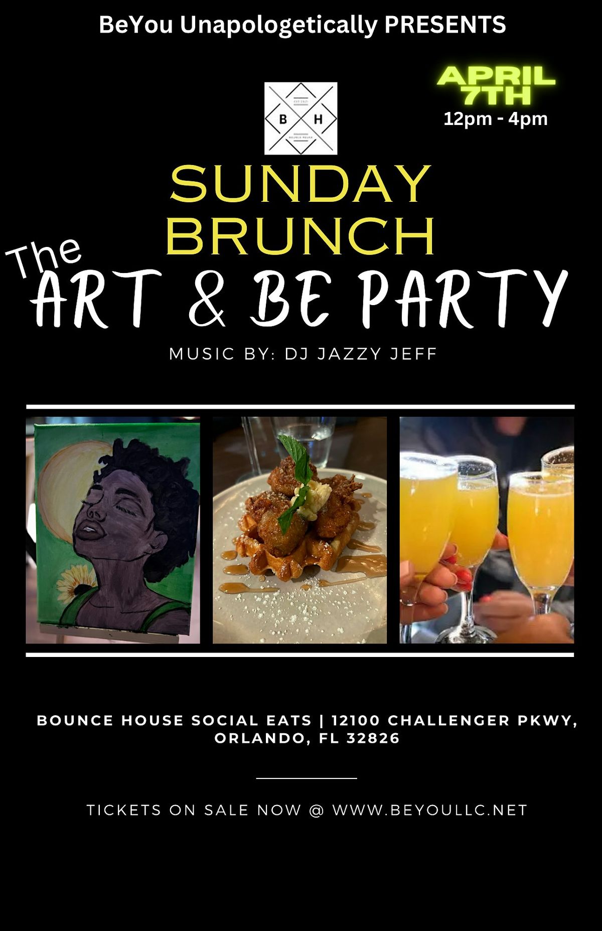 Sunday Brunch, The Art & Be party, Bounce House Social Eats, Orlando