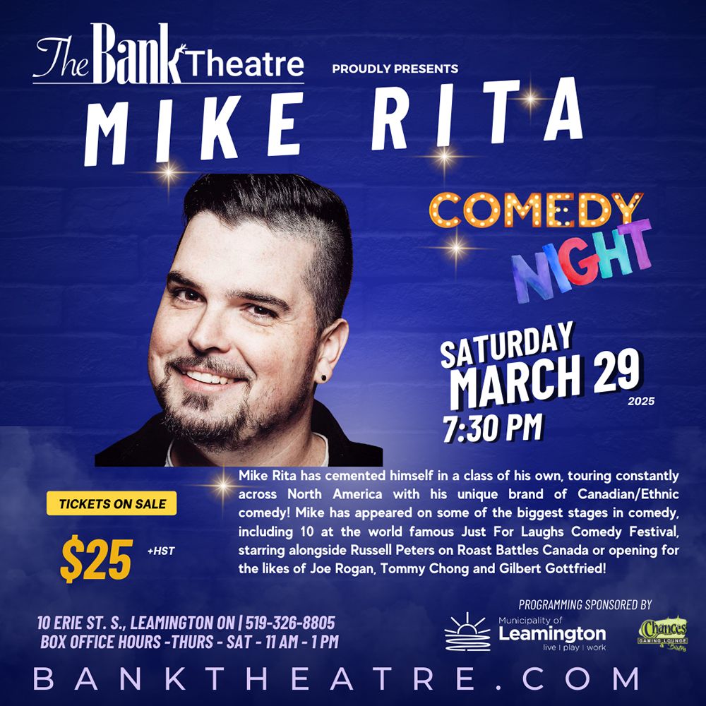Mike Rita at The Danforth Music Hall, 4 December | Event in Toronto | AllEvents
