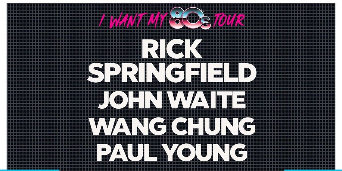 Parking Rick Springfield with Wang Chung, John Waite, and Paul Young, 3 August | Event in Saratoga | AllEvents