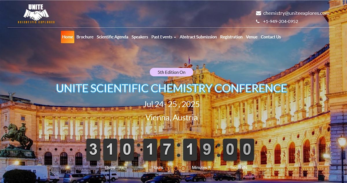 5th Unite Scientific Chemistry Conference (USCC-2025), 24 July | Event in Vienna | AllEvents