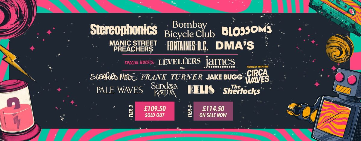 Stereophonics with Blossoms and Jake Bugg at Sandringham Estate, 16 August | Event in King's Lynn | AllEvents