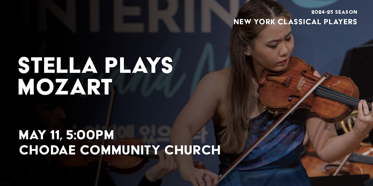 Stella plays Mozart (NJ), 11 May | Event in Norwood | AllEvents