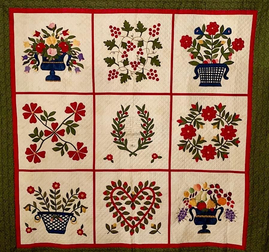 Nine Baltimore Album Blocks From The Lovely Lane Museum - A Quilting Class, 17 January | Event in Denton | AllEvents