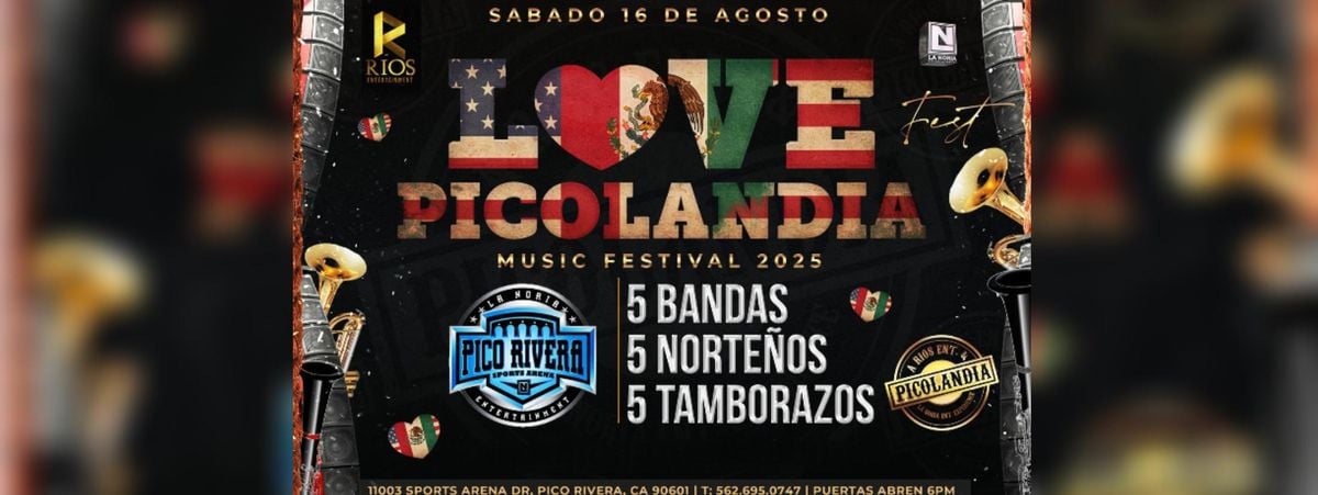 LOVE PICOLANDIA MUSIC FESTIVAL 2025 | Event in Pico Rivera | AllEvents