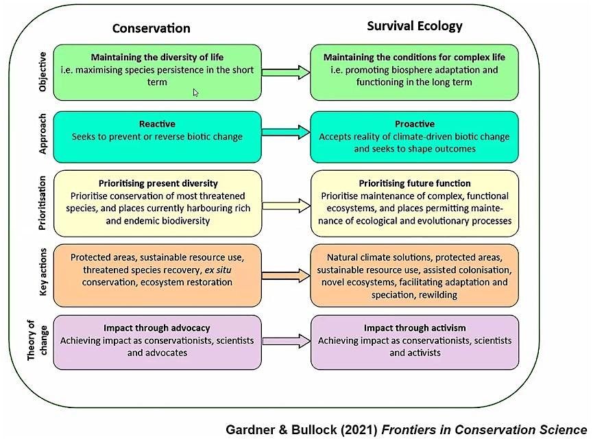 Survival Ecology what it means, how it can help, and what we can do