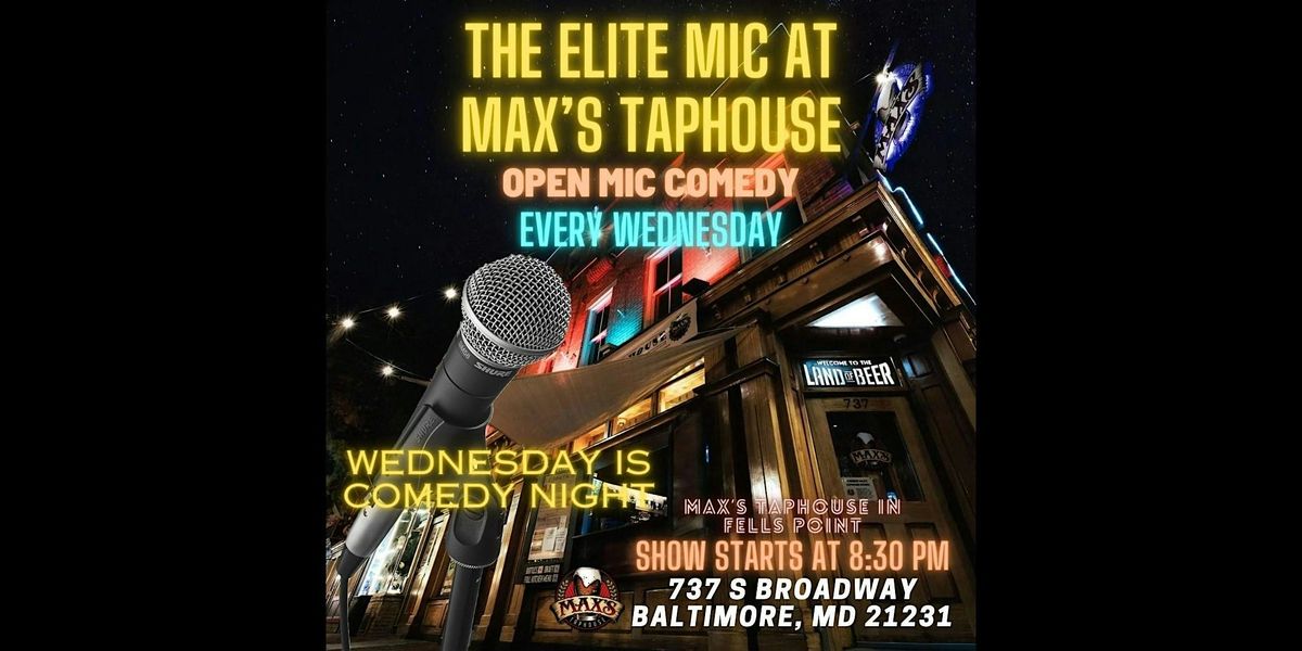 Max's Taphouse Comedy Night: Wednesday Night Stand-up Comedy Open Mic | Event in Baltimore | AllEvents